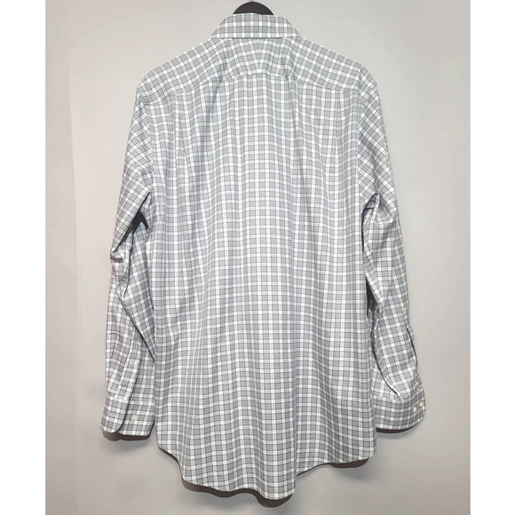 Nordstrom Traditional Fit Smart Care Wrinkle Free Button Shirt Size 16 34 35 - Picture 2 of 6